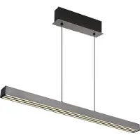 Globo Design-Pendelleuchte Ethan 150cm grau