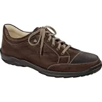 Finn Comfort , Alamo, Herren, Schnürer, Leder, Kastanie/Cigar, NEU - Herrenschuhe Sneaker / Schnürschuh, Braun