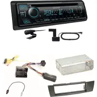 Kenwood KDC-BT560DAB Bluetooth Digitalradio Einbauset für BMW E90 E91 E92 E93