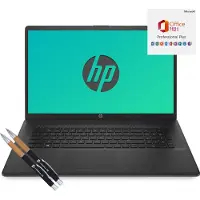 HP Laptop 17-CN - Intel Celeron Quad Core N4120 - 16GB DDR4-RAM – 2000GB SSD - Windows 11 Pro + MS Office 2021 Pro - 44cm (17.3") Full HD TFT