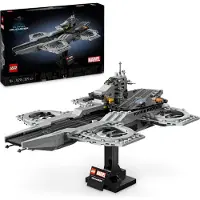 LEGO Marvel Helicarrier der Avengers, baubares Modell eines Flugzeugträgers für erwachsene Fans der Superheldenfilme und Baumeister, die gern Modelle sammeln, Geschenk für Erwachsene 76295