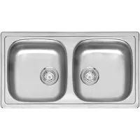 Reginox Beta 20 BAP KGOKG Edelstahlspüle ab Schrankbreite 80 cm / Auflagespüle