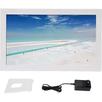 Lixada 21.5 Zoll Digitaler Fotorahmen 1920x1080 Touchscreen Digitaler Bilderrahmen mit APP für Bild Video Werbung US Stecker