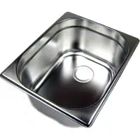 ACMax Waschbecken Edelstahl Spülbecken Camping Spüle 325x265x150
