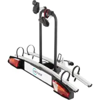 Cartrend Kupplungs-Fahrradträger Alu Active für 2 Fahrräder