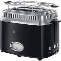 Russell Hobbs Toaster 2 Scheiben Retro Schwarz