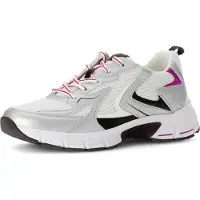 Gabor (0) Sportliche Schnürschuhe Damen 31393931393532 Silber 42 1/2 EU