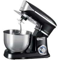 Royalty Line Elegante Küchenmaschine mit 6 Geschwindigkeiten - Schwarz