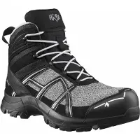 Haix Sicherheitsstiefel BLACK EAGLE Safety Pro mid/black-silver 610039, Farbe:schwarz,grau, Größe:UK 12.0 / EU 47