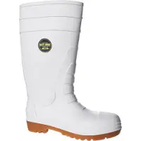 Cortina Bearing Co. Poseidon-Sicherheitsstiefel aus weißem PVC - Größe 37 - POSEIDON-37
