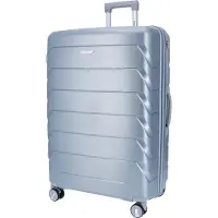 DYX 4 Rollen Trolley L 75 cm Washington silber : silber Farbe vom Hersteller: silber