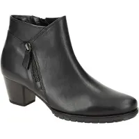 Gabor Stiefelette , Damen, Gr. 39, Textil, schwarz, Kalbsleder, unifarben, Schuhe Stiefelette, Blockabsatz, Ankleboots, Topseller