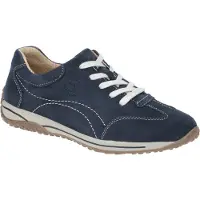 Gabor 46.385 Damenschuhe - bequeme Schnür- Halbschuhe blau Freizeit NEU