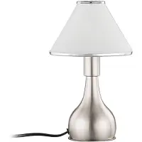 LINDBY Nachttischlampe Ellen aus Glas und Metall