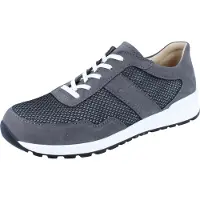 Finn Comfort Prezzo, Grau, Herrenschuhe, Schnürer, Leder, NEU - Herrenschuhe Sneaker / Schnürschuh, Grau, leder (patagonia/skipper)