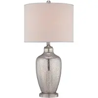 QUOIZEL Elstead Nicolls Tischleuchte E27 Quecksilberglas