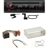 Kenwood KDC-BT450DAB Bluetooth DAB CD Einbauset für Seat Ibiza 6L Arosa Cordoba