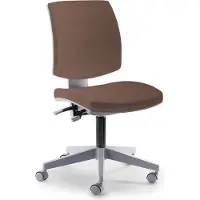 Mayer Sitzmöbel Kinderdrehstuhl myFLEXO, 2432 SO 26 485 Stoff braun, Gestell grau