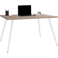 VCM Schreibtisch Computertisch Bürotisch Skandanivischer Retro Look Salia 80x50 cm
