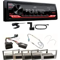 JVC KD-X272DBT Digitalradio USB MP3 FLAC Einbauset für Astra H Corsa D Zafira B