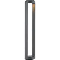 LUCANDE LED-Wegeleuchte Habsa, 80 cm, anthrazit, Metall
