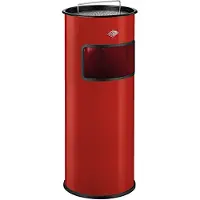 Wesco 150601-02 Standascher 30 in ROT mit Sieb und 30 Liter Abfallvolumen / Mülleimer / Ascher