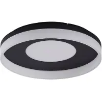 LUCANDE Smart LED-Deckenlampe Squillo schwarz Tuya RGBW CCT