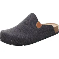 Rohde Pantoffeln Soave 6751 Herren Anthracite-Schuhgröße 44