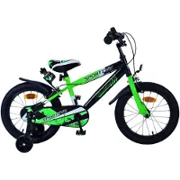 Volare Sportivo Kinderfahrrad – Jungen – 16 Zoll – Grün Schwarz – Zwei Handbremsen