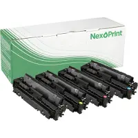 NexoPrint CF400X-03X201XMultipack Toner kompatibel mit HP Color LaserJet Pro M274N Pro MFP M277dw Pro MFP M277N 10900 Seiten