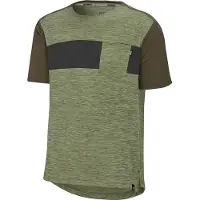 IXS Flow X Short Sleeve Jersey Olive-Dark Olive XS