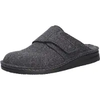 Finn Comfort Zams Herren, Hausschuhe, Filz, Anthrazit, Wechselfußbett - Marken , Grau