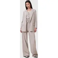 AllSaints Aleida Tri Blazer Greige Brown Größe: 10 | Blazer Outlet | Damen | Braun