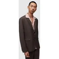AllSaints Lowdes Blazer Oxblood Red Größe: 38 | Blazer Outlet | Herren | Rot