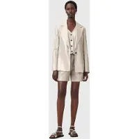 AllSaints Averie Blazer Silver Grey Größe: 8 | Blazer Outlet | Damen | Grau