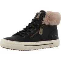 Mustang Damen Sneaker mit Plüscheinstieg 15M0112003, Größe:38 EU, Farbe:Schwarz