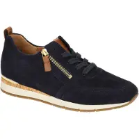 Gabor 83.411 Damenschuhe - Halbschuhe - Sneaker blau Freizeit NEU
