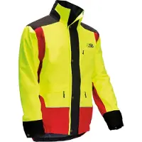 PSS Jacke Herren X-Treme Rain Gelb/Rot Grösse: L