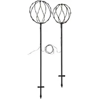 Star Trading LED-Dekoration 'Sphere', 2er Set, 96 ww LED