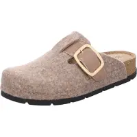 Rohde Hausschuhe Soave 6012 Damen Linen-Schuhgröße 40