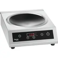 Bartscher Induktionswok IW 35 mit Digital-Anzeige und Touch-Steuerung, 340 x 125 x 440 mm