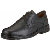 Sioux Schnürschuh "Mathias", Herren, Gr. 46 (UK 11), schwarz, Obermaterial: 100% Kalbslackleder CAPA. 100% Polyurethan PU., Schuhe Schnürschuh