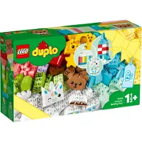 LEGO 10978 DUPLO Kreativer Bauspaß, Steinebox, Lernspielzeug für Kleinkinder ab 1,5 Jahren mit Einhorn, Herz und Giraffe