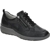 Waldlaufer M Damenschuhe - bequeme Slipper - Halbschuhe schwarz Freizeit
