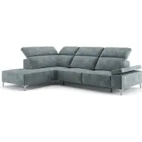 VitaliSpa Sofa L Form James Grau 301 x 218 cm Linke Ecke, Model 38768