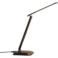 LINDBY Ludmilla LED-Tischlampe, Display, schwarz
