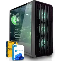 SYSTEMTREFF Gamer Computer - Ryzen 5 9600X - Nvidia GeForce RTX 5060 8GB - 16GB DDR5 - 1TB NVMe - Windows 11 Pro - Desktop PC