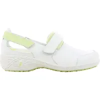 Safety Jogger SAMANTHA OB weiß/grün, Gr. 36, Damenschuh für Gastronomie, Lebensmittel, Medizin und Gesundheitswesen, Reinigung