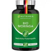 Nutrimea Moringa Oleifera Kapseln | 100% BIO Ohne Zusätze Energy Caps 4 Monatsvorrat 120 St