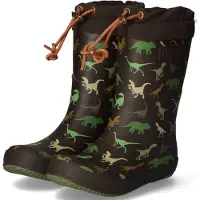 Bisgaard 5715243152762, Stiefel, Kind, Braun, Breite Passform, Schnürverschluss, Gummi